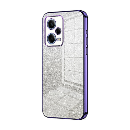 Xiaomi Redmi Note 12 Pro 5G Luxury Glitter Gradient Powder Electroplated Case with Advanced Protection and Style