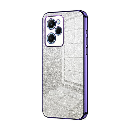 Xiaomi Redmi Note 12 Pro Speed Luxury Glitter Gradient Powder Electroplated Case with Advanced Protection and Style