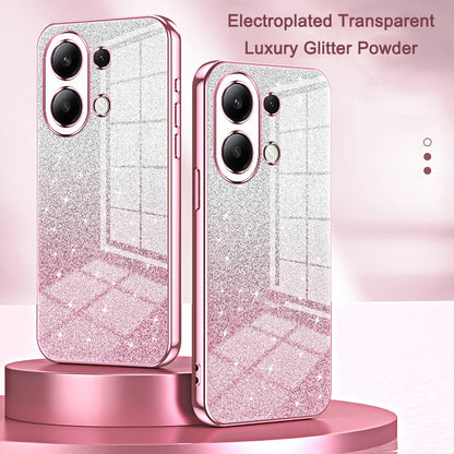 Xiaomi Civi 1S Luxury Glitter Gradient Powder Electroplated Case with Advanced Protection and Style