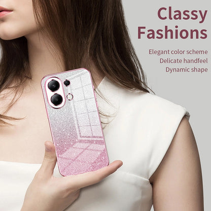 Xiaomi Civi 1S Luxury Glitter Gradient Powder Electroplated Case with Advanced Protection and Style