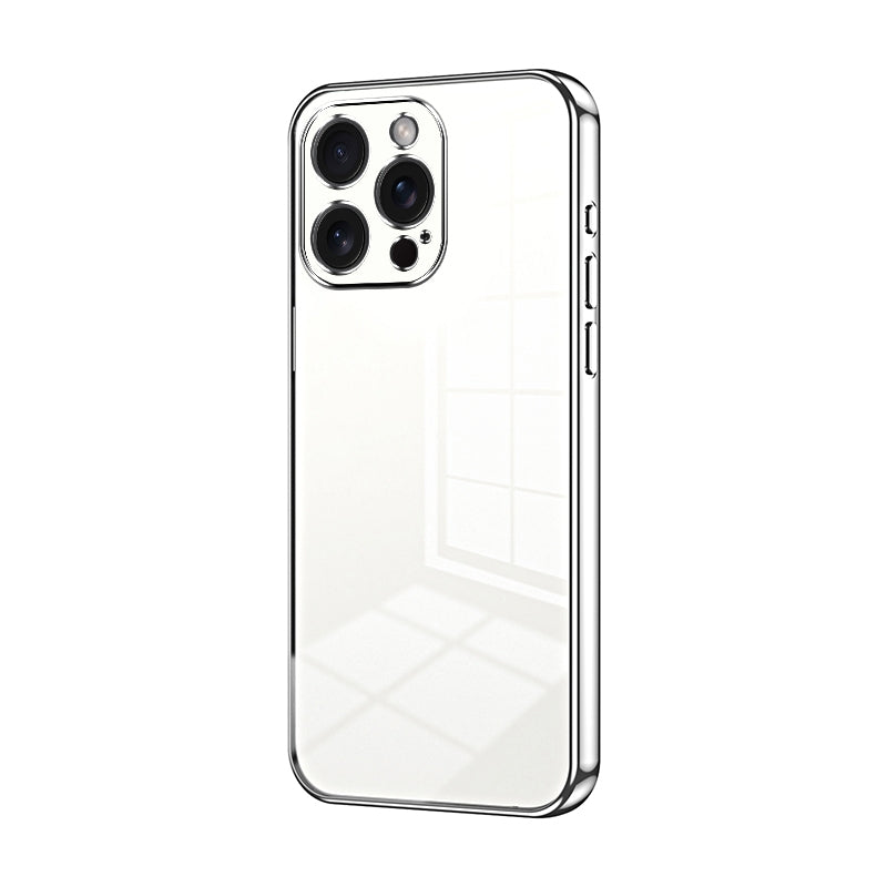 iPhone 15 Pro Max Case - Transparent Plating & Precision Hole Design for Luxury and Protection-buycases.co.uk