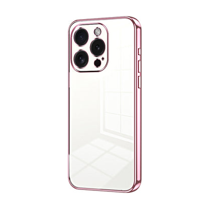 iPhone 15 Pro Case - Transparent Plating & Precision Hole Design for Luxury and Protection-buycases.co.uk