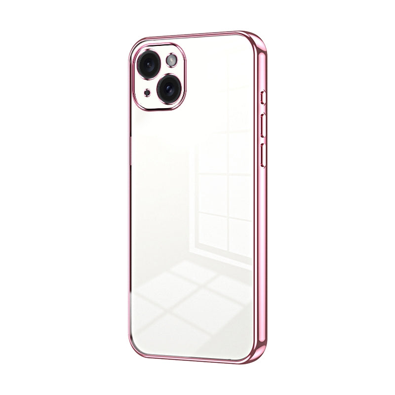 iPhone 15 Plus Case - Transparent Plating & Precision Hole Design for Luxury and Protection-buycases.co.uk