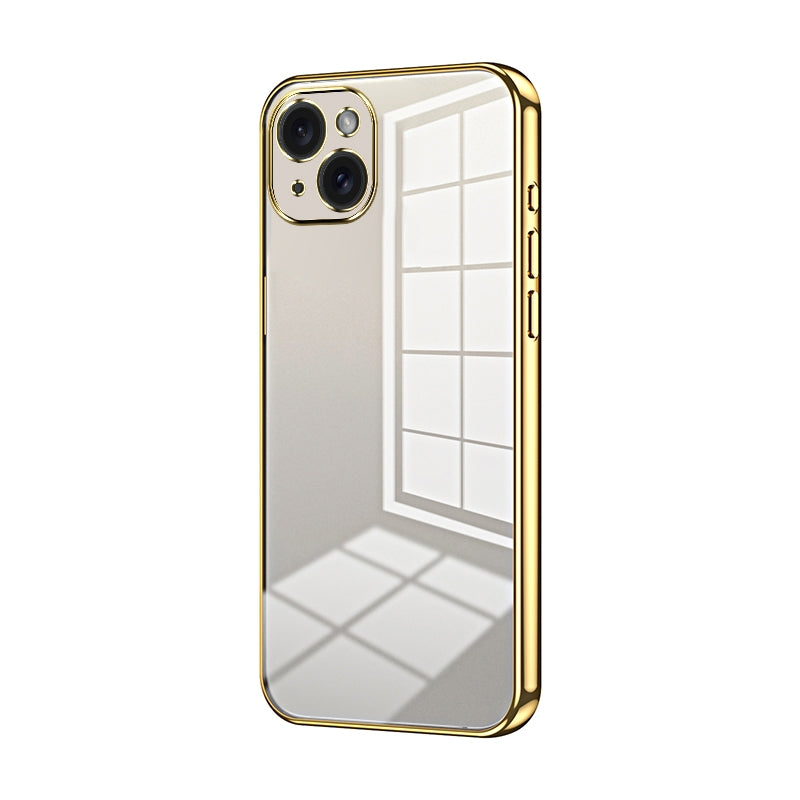 iPhone 15 Plus Case - Transparent Plating & Precision Hole Design for Luxury and Protection-buycases.co.uk