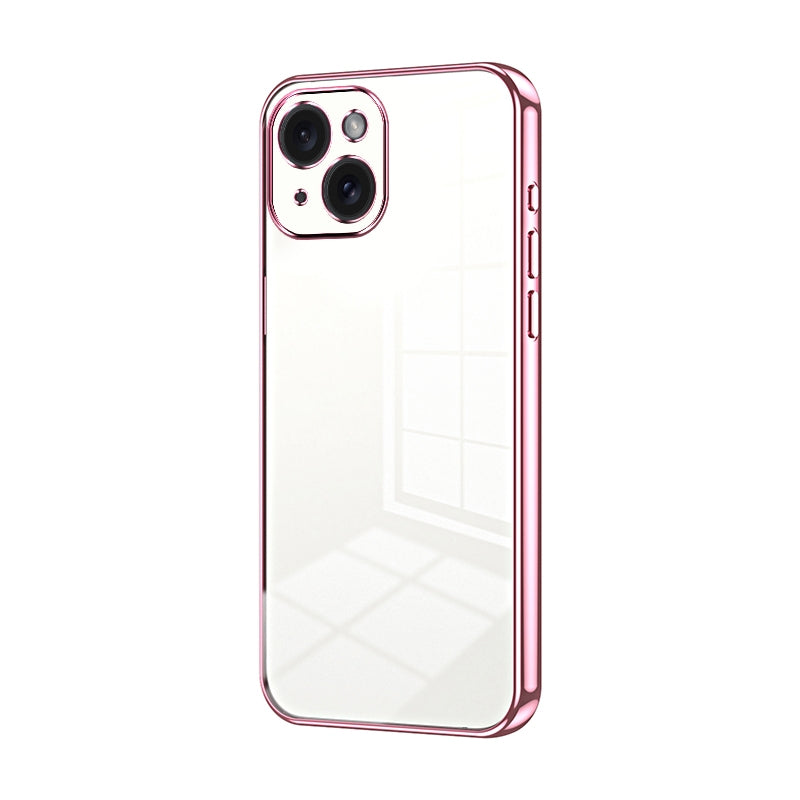iPhone 15 Case - Transparent Plating & Precision Hole Design for Luxury and Protection-buycases.co.uk