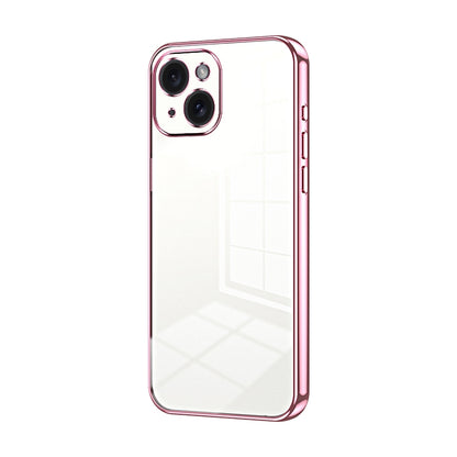 iPhone 15 Case - Transparent Plating & Precision Hole Design for Luxury and Protection-buycases.co.uk