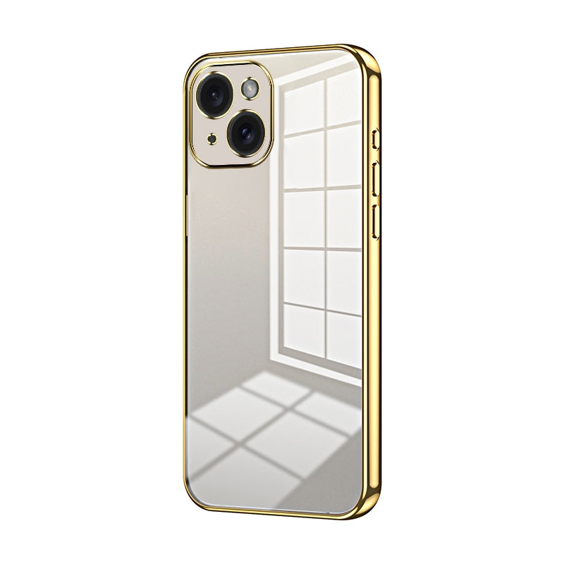 iPhone 15 Case - Transparent Plating & Precision Hole Design for Luxury and Protection-buycases.co.uk
