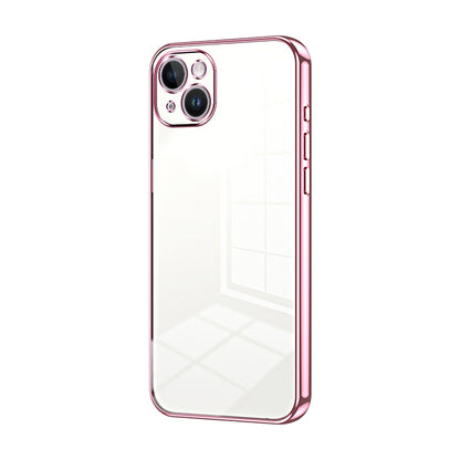iPhone 14 Plus Case - Transparent Plating & Precision Hole Design for Luxury and Protection-buycases.co.uk