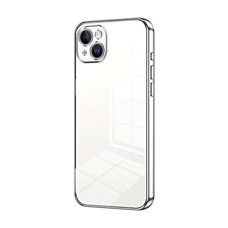 iPhone 14 Plus Case - Transparent Plating & Precision Hole Design for Luxury and Protection-buycases.co.uk
