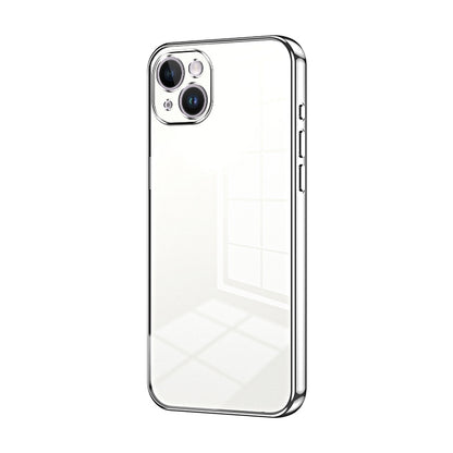 iPhone 14 Plus Case - Transparent Plating & Precision Hole Design for Luxury and Protection-buycases.co.uk