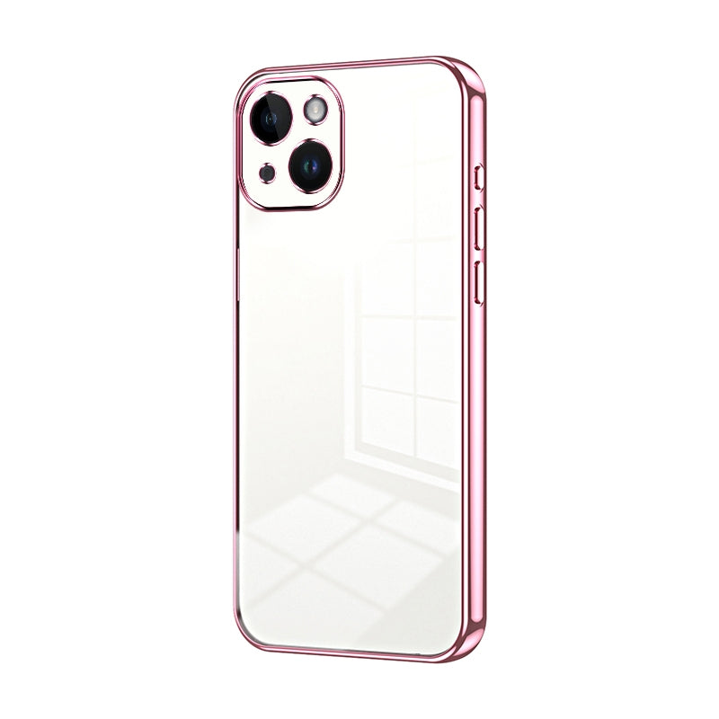 iPhone 14 Case - Transparent Plating & Precision Hole Design for Luxury and Protection-buycases.co.uk