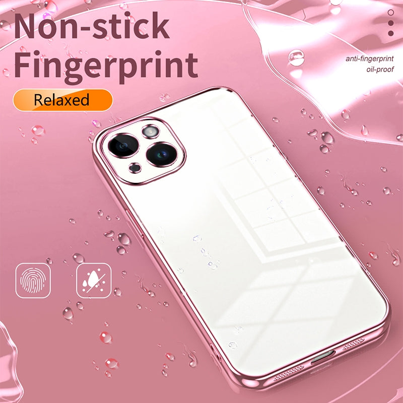 iPhone 14 Case - Transparent Plating & Precision Hole Design for Luxury and Protection-buycases.co.uk