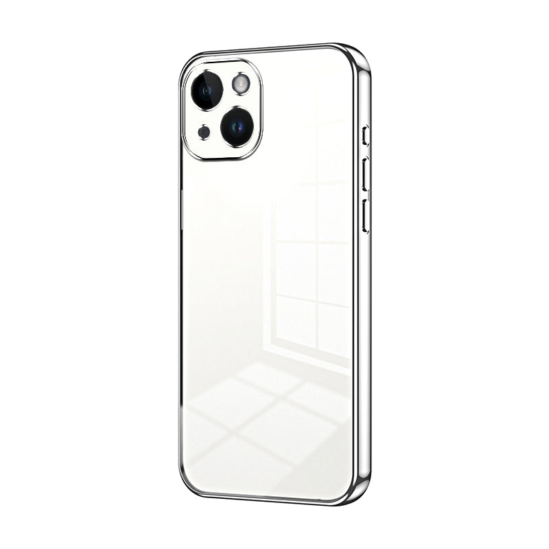 iPhone 14 Case - Transparent Plating & Precision Hole Design for Luxury and Protection-buycases.co.uk