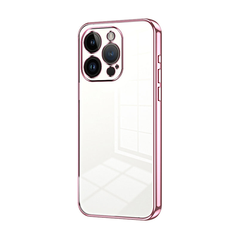 iPhone 14 Pro Case - Transparent Plating & Precision Hole Design for Luxury and Protection-buycases.co.uk