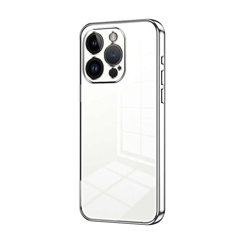 iPhone 14 Pro Case - Transparent Plating & Precision Hole Design for Luxury and Protection-buycases.co.uk
