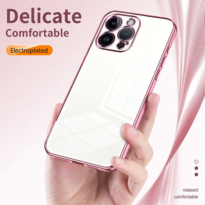 iPhone 14 Pro Max Case - Transparent Plating & Precision Hole Design for Luxury and Protection-buycases.co.uk