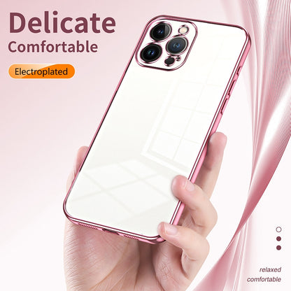 iPhone 13 Pro Max Case - Transparent Plating & Precision Hole Design for Luxury and Protection-buycases.co.uk
