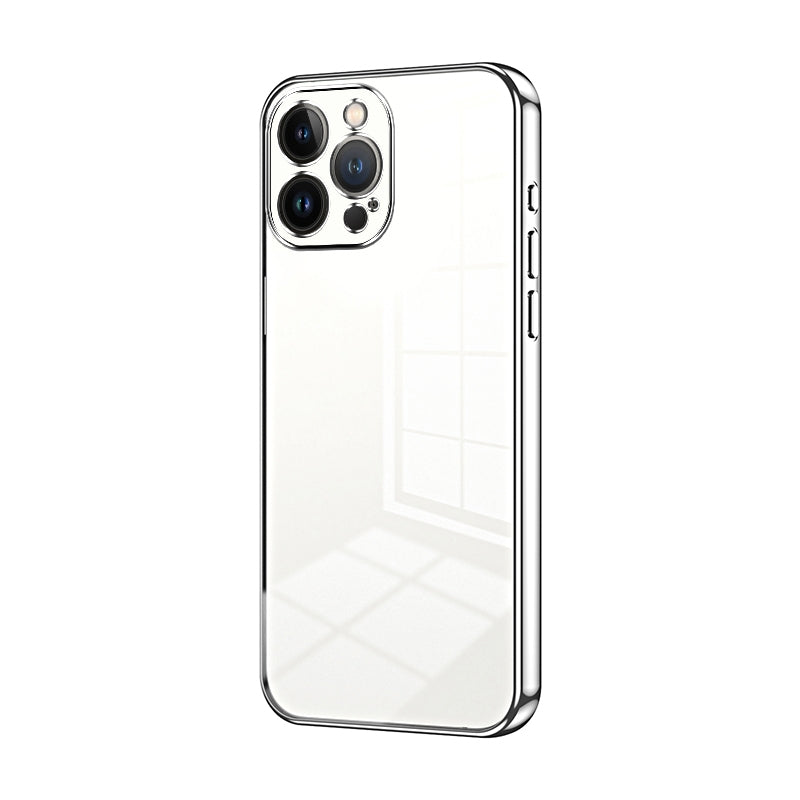 iPhone 13 Pro Max Case - Transparent Plating & Precision Hole Design for Luxury and Protection-buycases.co.uk
