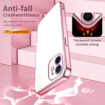 iPhone 12 Case - Transparent Plating & Precision Hole Design for Luxury and Protection-buycases.co.uk