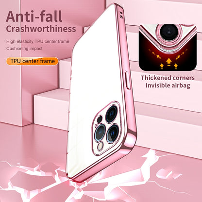 iPhone 12 Pro Max Case - Transparent Plating & Precision Hole Design for Luxury and Protection-buycases.co.uk