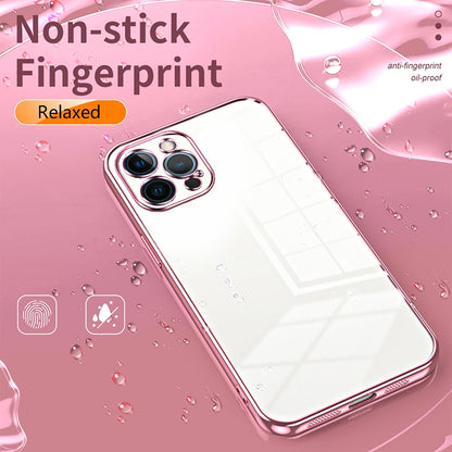 iPhone 12 Pro Case - Transparent Plating & Precision Hole Design for Luxury and Protection-buycases.co.uk