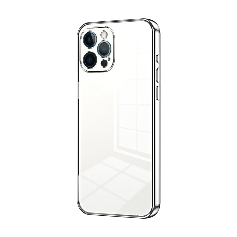 iPhone 12 Pro Case - Transparent Plating & Precision Hole Design for Luxury and Protection-buycases.co.uk