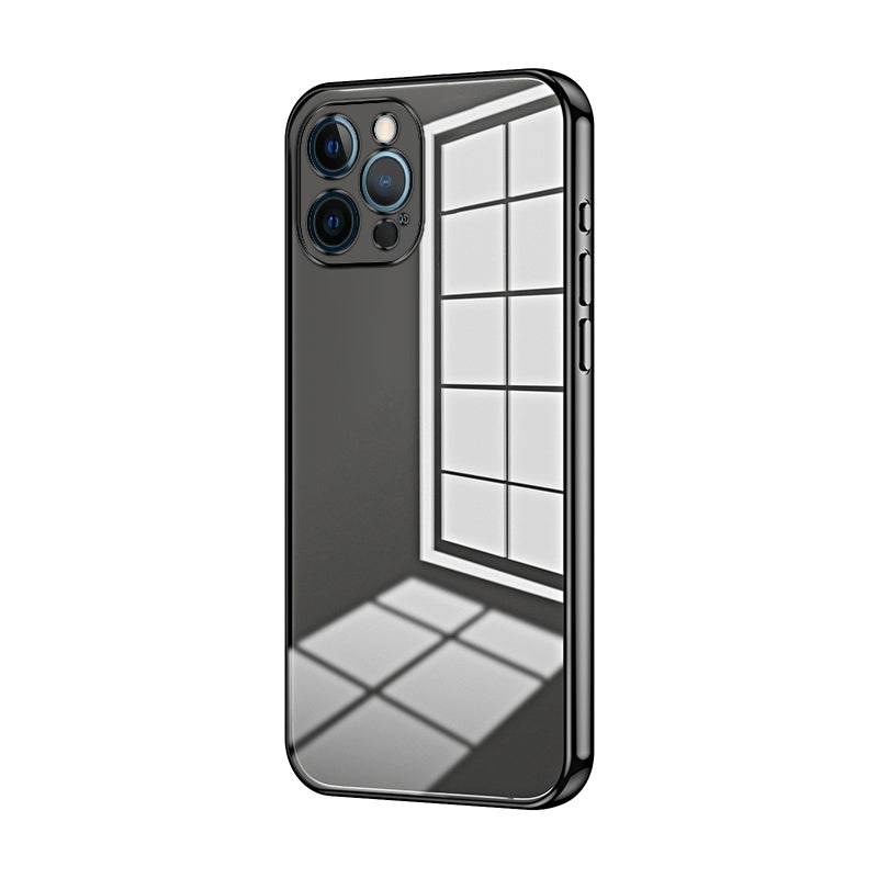 iPhone 12 Pro Case - Transparent Plating & Precision Hole Design for Luxury and Protection-buycases.co.uk