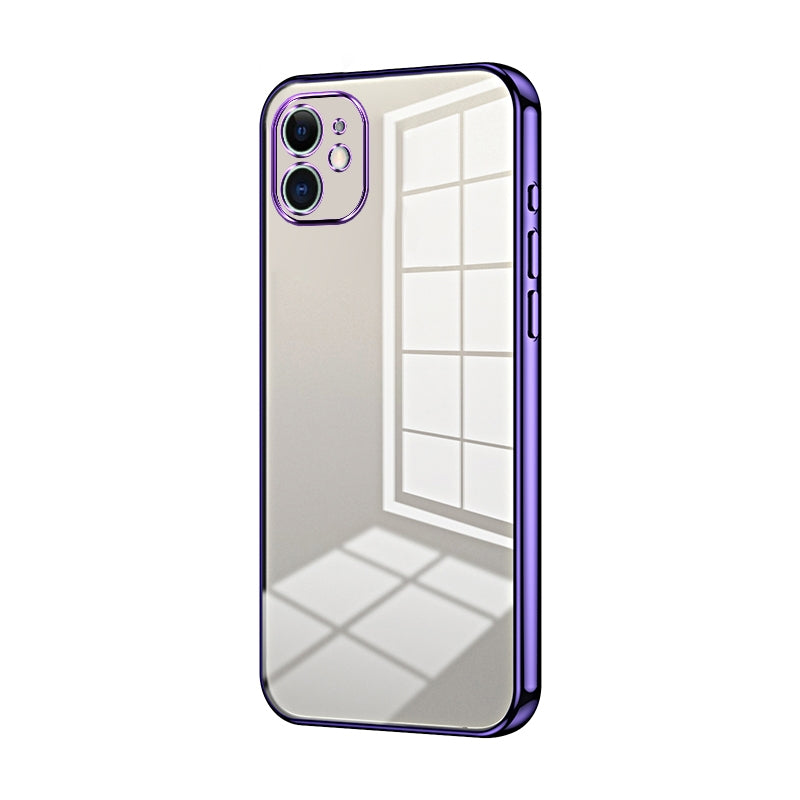 iPhone 11 Case - Transparent Plating & Precision Hole Design for Luxury and Protection-buycases.co.uk