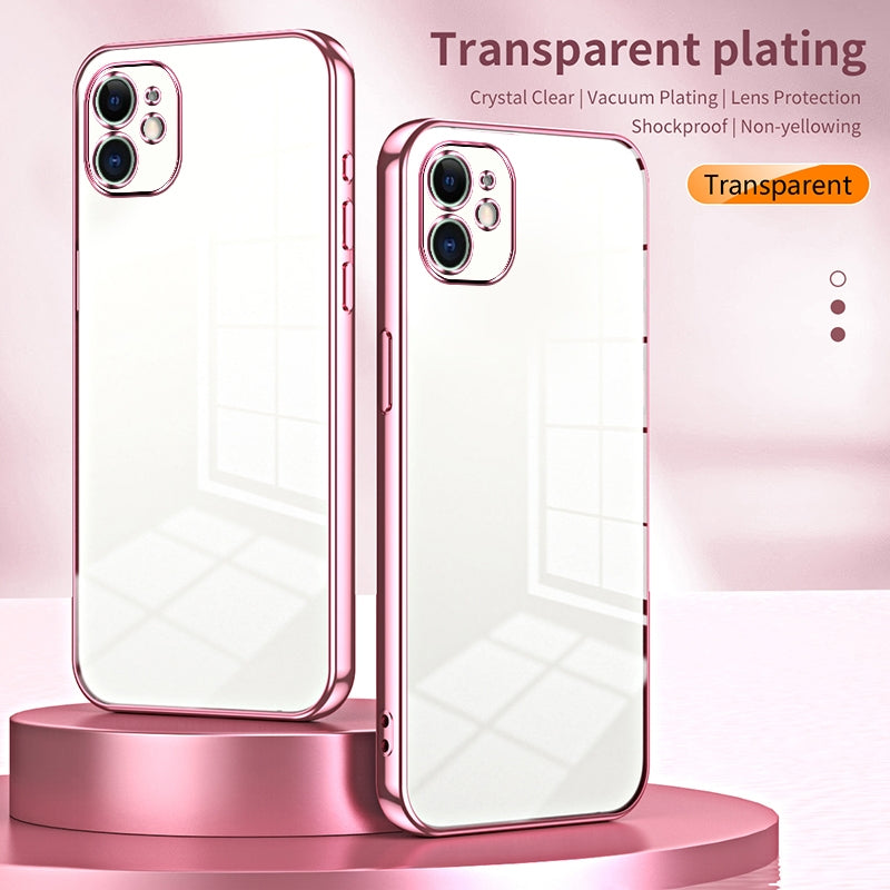 iPhone 11 Case - Transparent Plating & Precision Hole Design for Luxury and Protection-buycases.co.uk