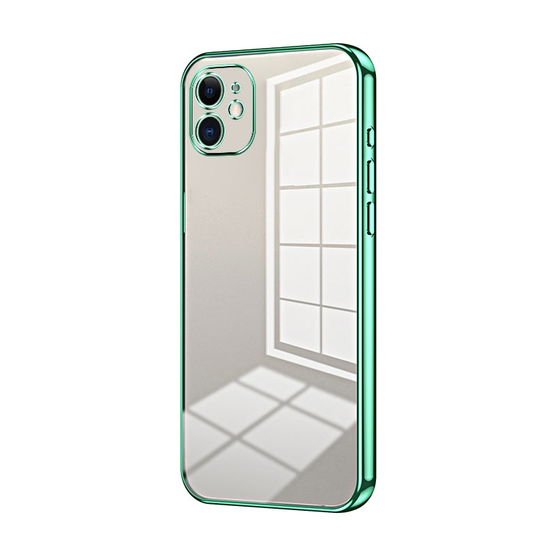 iPhone 11 Case - Transparent Plating & Precision Hole Design for Luxury and Protection-buycases.co.uk