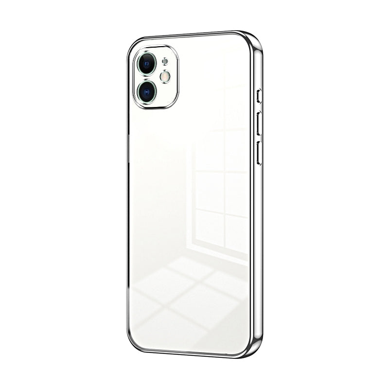 iPhone 11 Case - Transparent Plating & Precision Hole Design for Luxury and Protection-buycases.co.uk