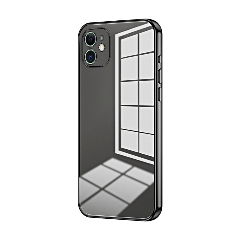 iPhone 11 Case - Transparent Plating & Precision Hole Design for Luxury and Protection-buycases.co.uk