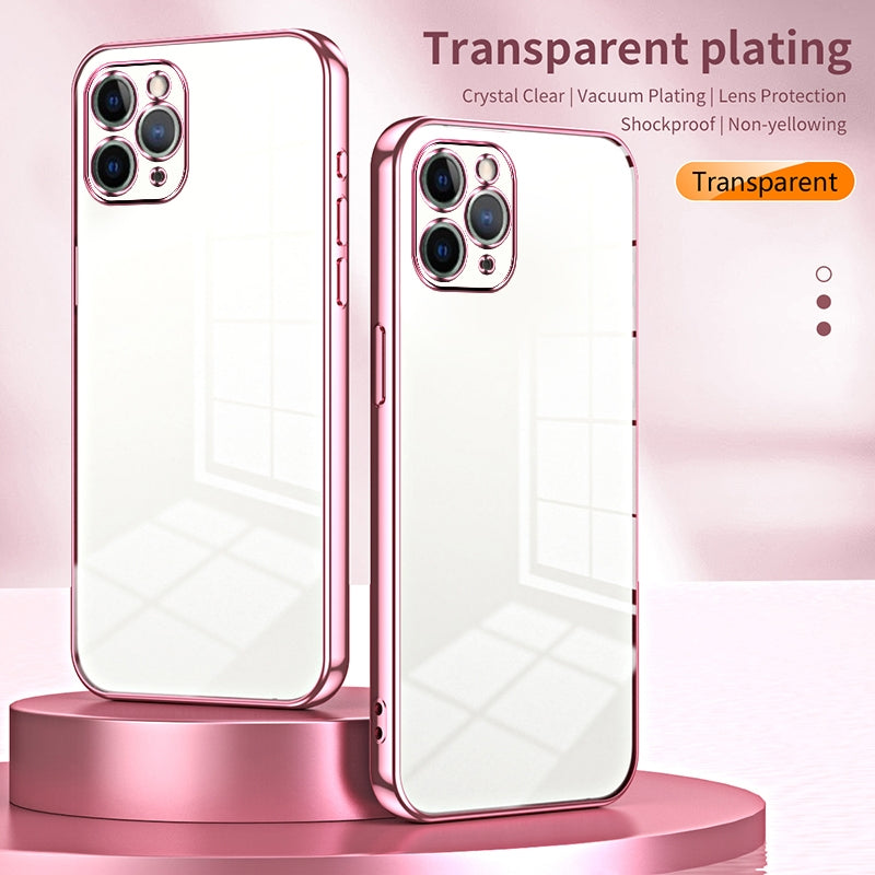 iPhone 11 Pro Case - Transparent Plating & Precision Hole Design for Luxury and Protection-buycases.co.uk