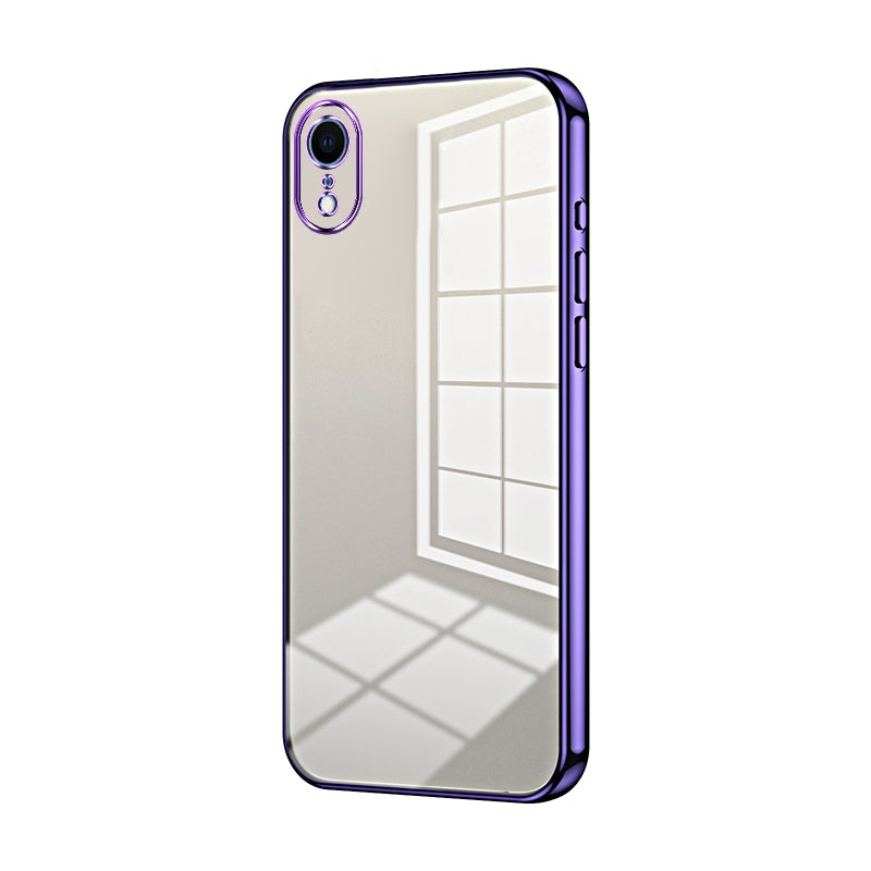 iPhone XR Case - Transparent Plating & Precision Hole Design for Luxury and Protection-buycases.co.uk