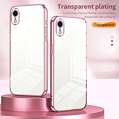 iPhone XR Case - Transparent Plating & Precision Hole Design for Luxury and Protection-buycases.co.uk