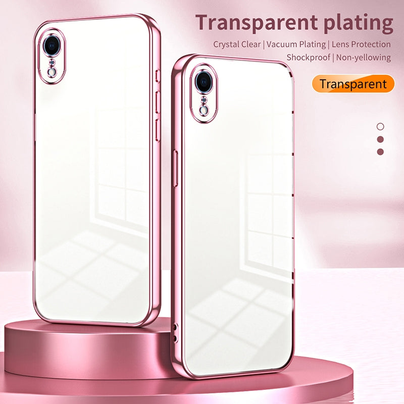 iPhone XR Case - Transparent Plating & Precision Hole Design for Luxury and Protection-buycases.co.uk
