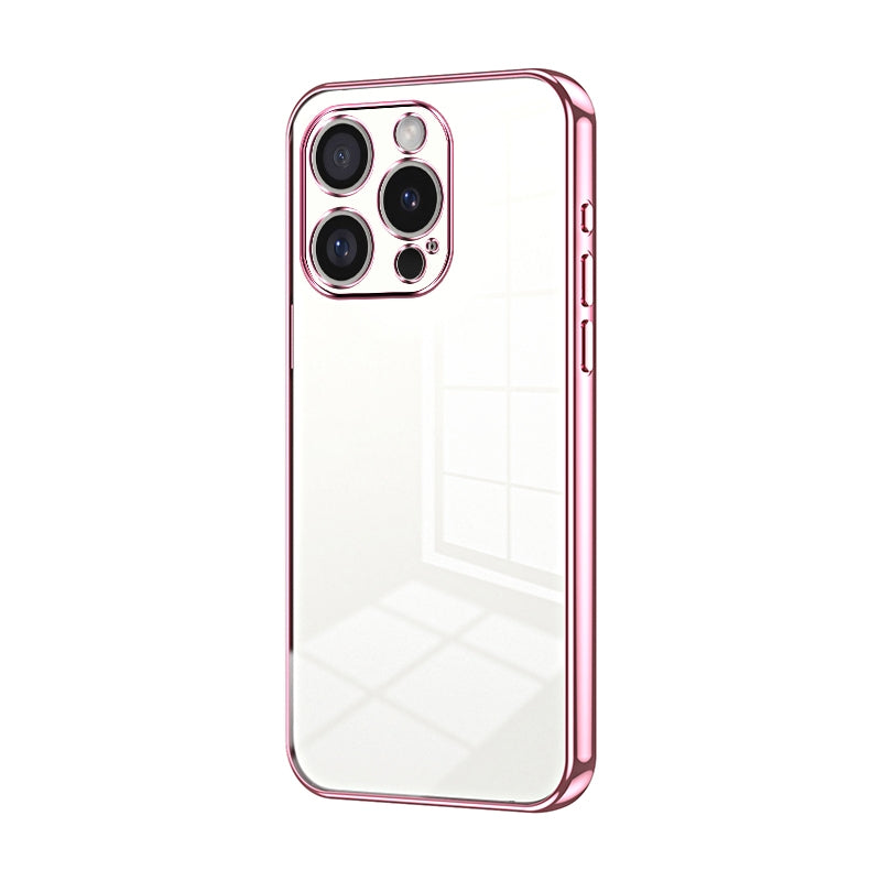iPhone 16 Pro Case - Transparent Plating & Precision Hole Design for Luxury and Protection-buycases.co.uk