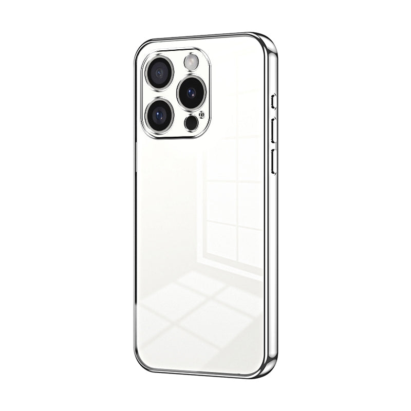 iPhone 16 Pro Case - Transparent Plating & Precision Hole Design for Luxury and Protection-buycases.co.uk