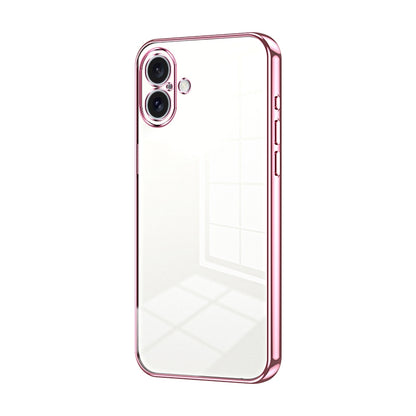 iPhone 16 Plus Case - Transparent Plating & Precision Hole Design for Luxury and Protection-buycases.co.uk