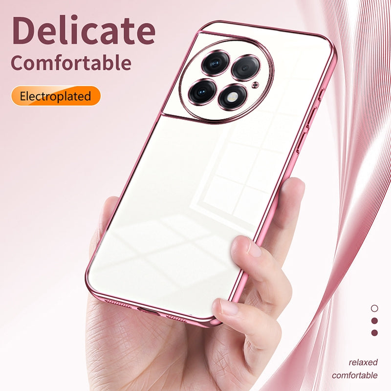 OnePlus Ace 2 Pro Case - Transparent Plating & Precision Hole Design for Luxury and Protection-buycases.co.uk