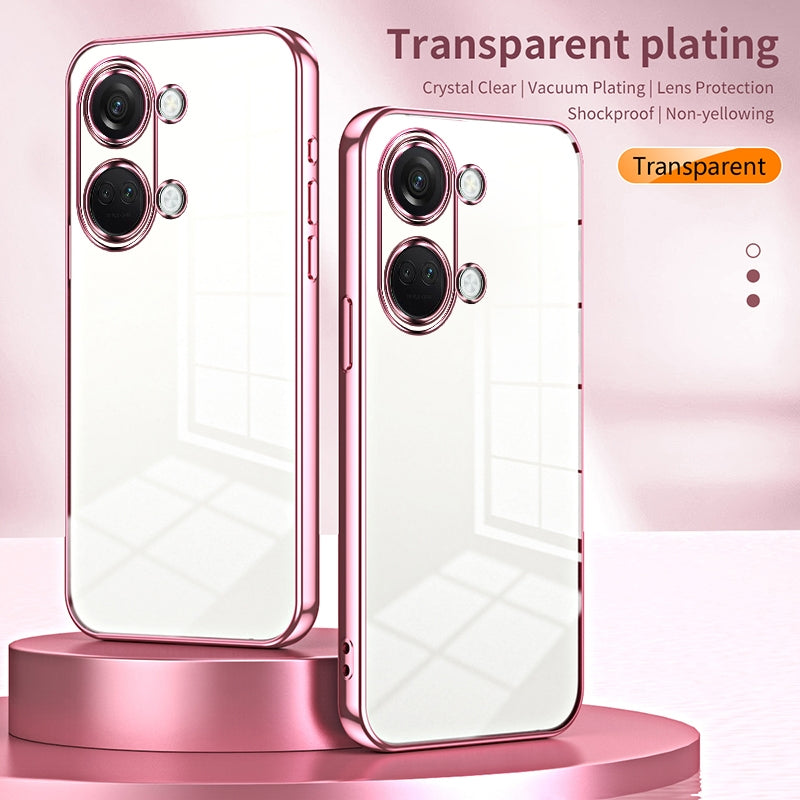 OnePlus Nord 3 Case - Transparent Plating & Precision Hole Design for Luxury and Protection-buycases.co.uk