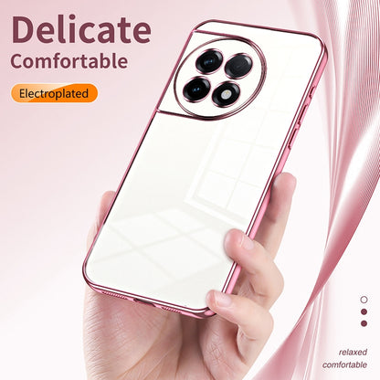 OnePlus Ace 2 Case - Transparent Plating & Precision Hole Design for Luxury and Protection-buycases.co.uk
