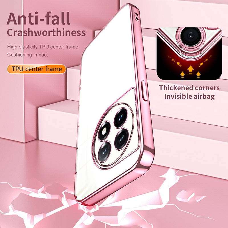 OnePlus 11 Case - Transparent Plating & Precision Hole Design for Luxury and Protection-buycases.co.uk