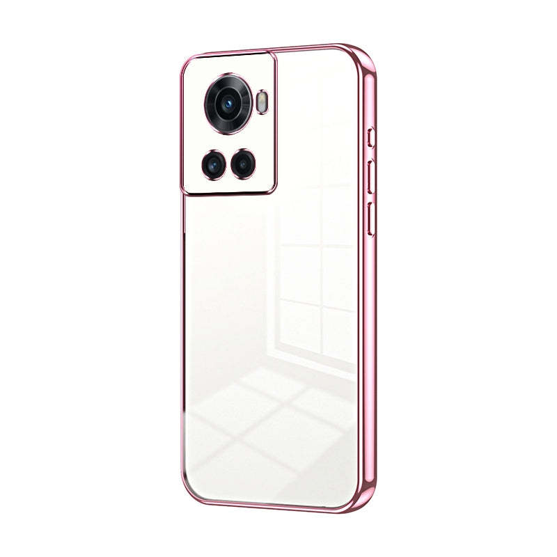 OnePlus Ace Case - Transparent Plating & Precision Hole Design for Luxury and Protection-buycases.co.uk