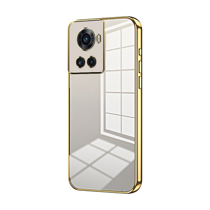 OnePlus 10R Case - Transparent Plating & Precision Hole Design for Luxury and Protection-buycases.co.uk