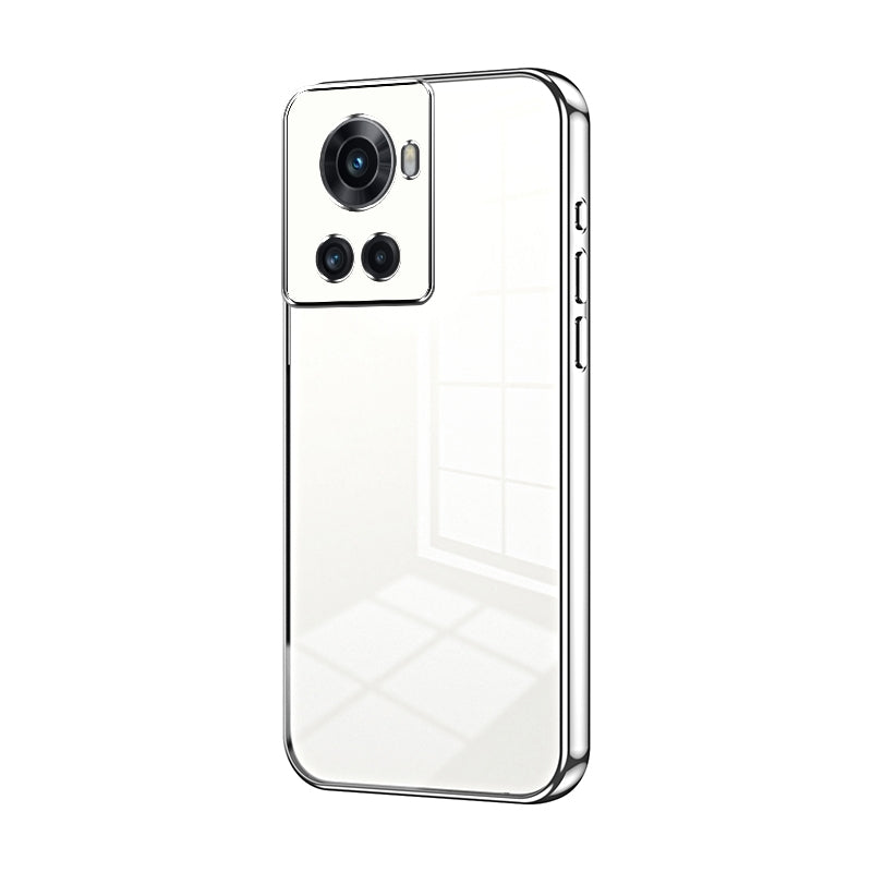 OnePlus 10R Case - Transparent Plating & Precision Hole Design for Luxury and Protection-buycases.co.uk