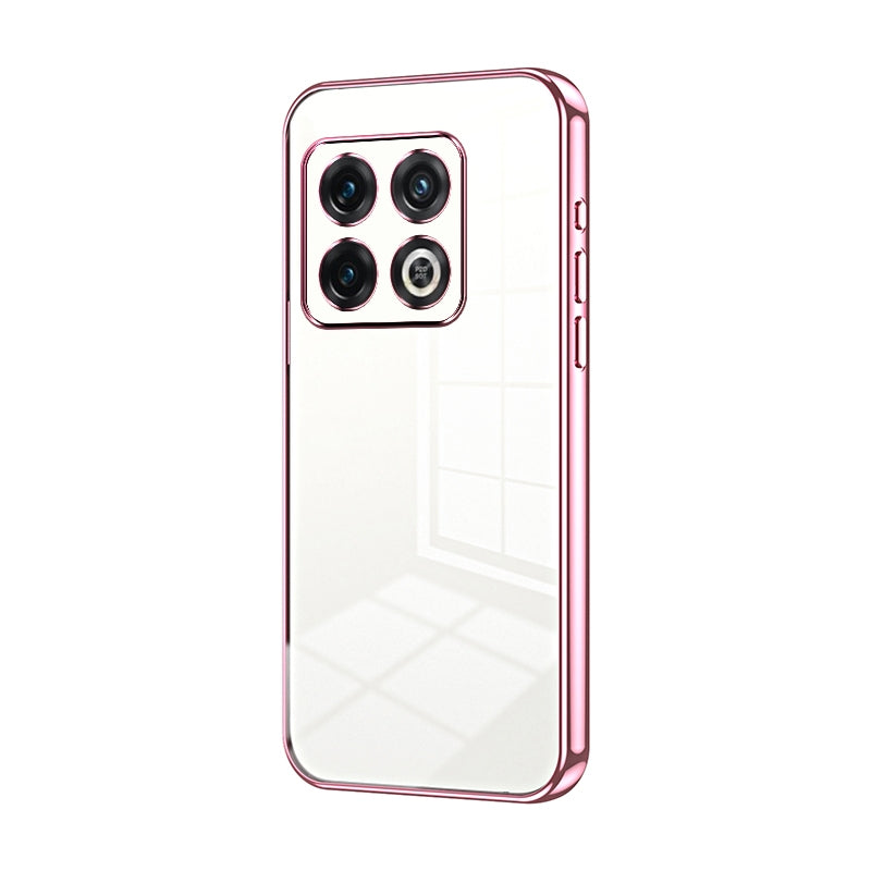 OnePlus 10 Pro Case - Transparent Plating & Precision Hole Design for Luxury and Protection-buycases.co.uk