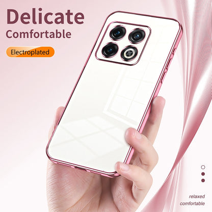 OnePlus 10 Pro Case - Transparent Plating & Precision Hole Design for Luxury and Protection-buycases.co.uk