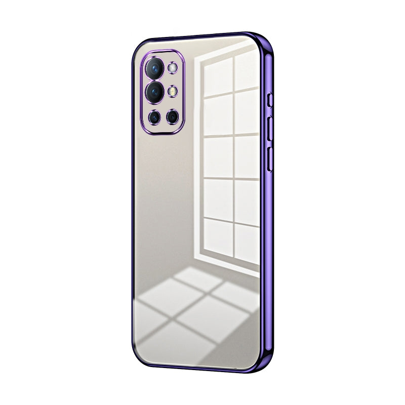 OnePlus 9R Case - Transparent Plating & Precision Hole Design for Luxury and Protection-buycases.co.uk