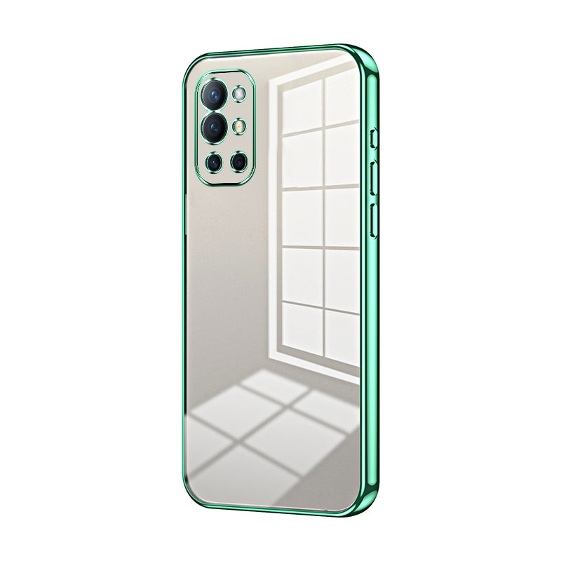 OnePlus 9R Case - Transparent Plating & Precision Hole Design for Luxury and Protection-buycases.co.uk